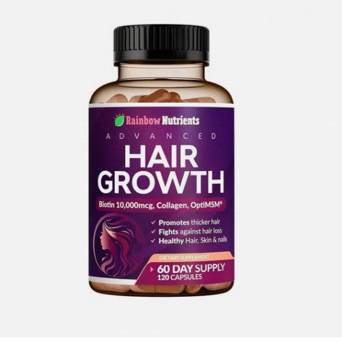 Vitaminas para el Crecimiento del Cabello Rainbow Nutrients