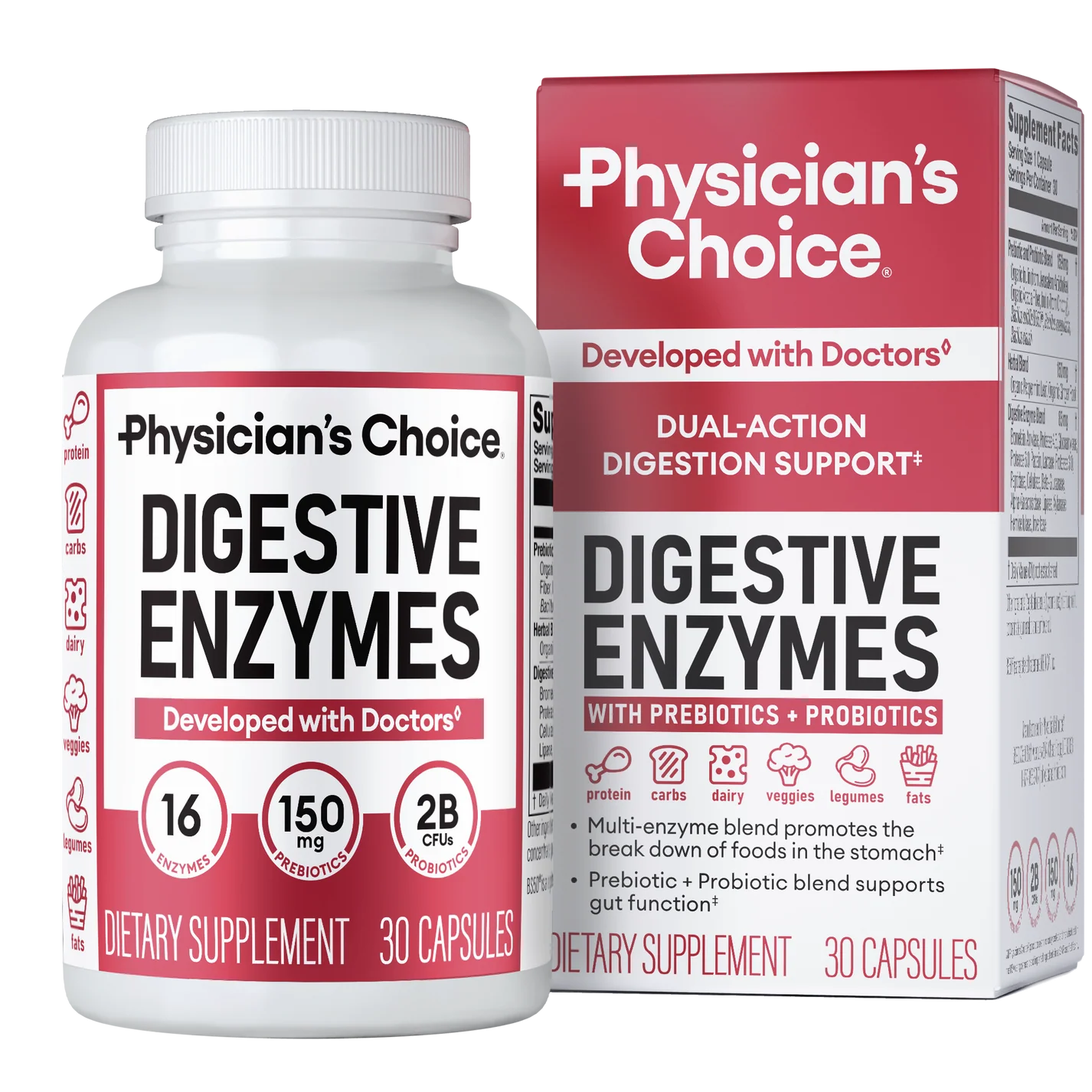 Enzimas Digestivas 120 Cápsulas